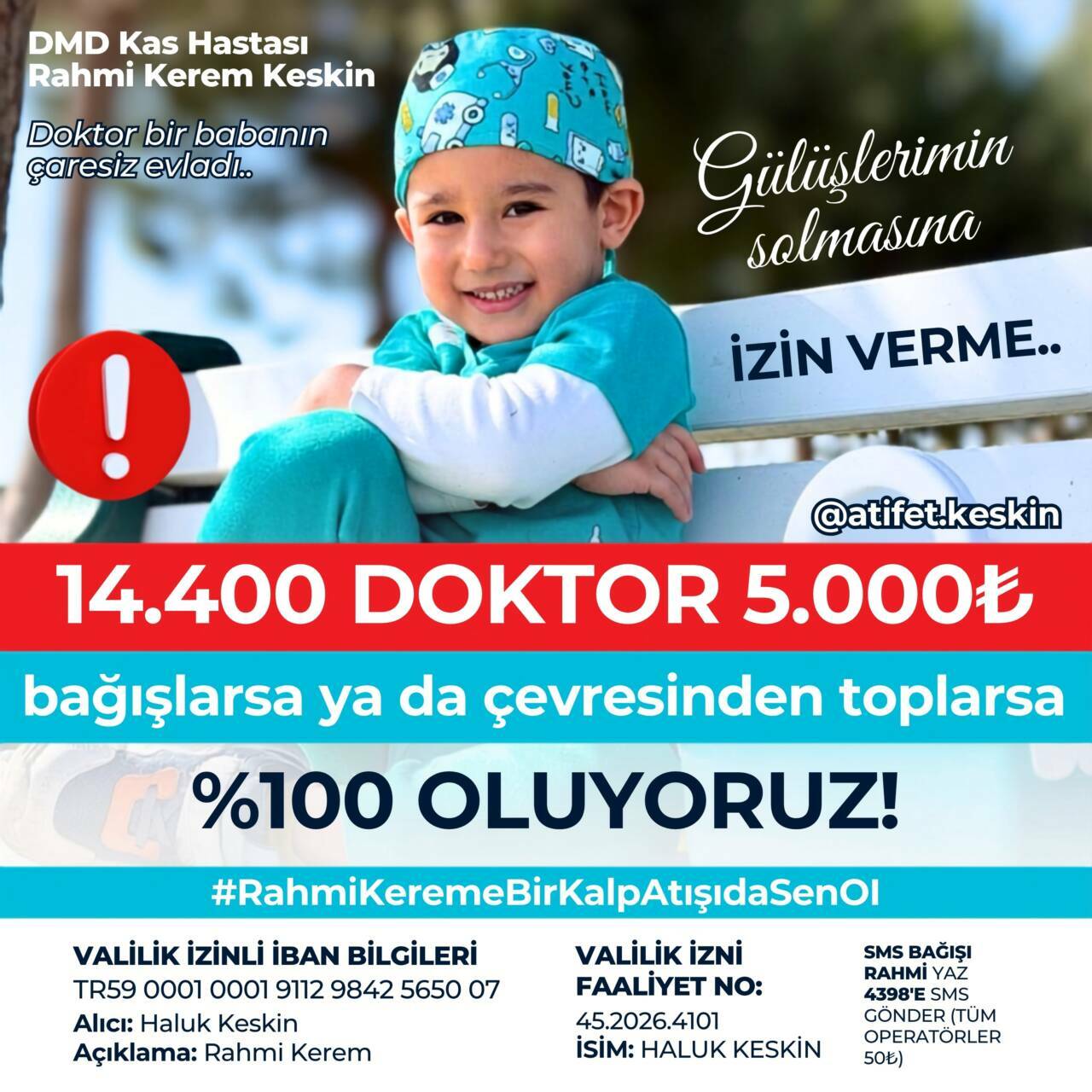 Bursa'da doktor babadan, DMD hastası oğluna şifa çağrısı 1 bursada doktor baba dmd hastasi ogluna sifa ariyor 327a4fa8e42d