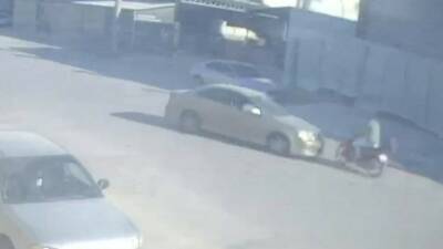 Bursa’nın İnegöl ilçesinde, otomobil ile motosikletin çarpıştığı trafik kazasında motosiklet