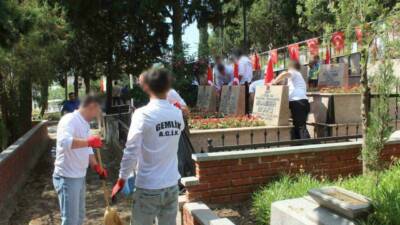 Bursa’nın Gemlik ilçesinde Açık Ceza İnfaz Kurumu tarafından, 15 Temmuz