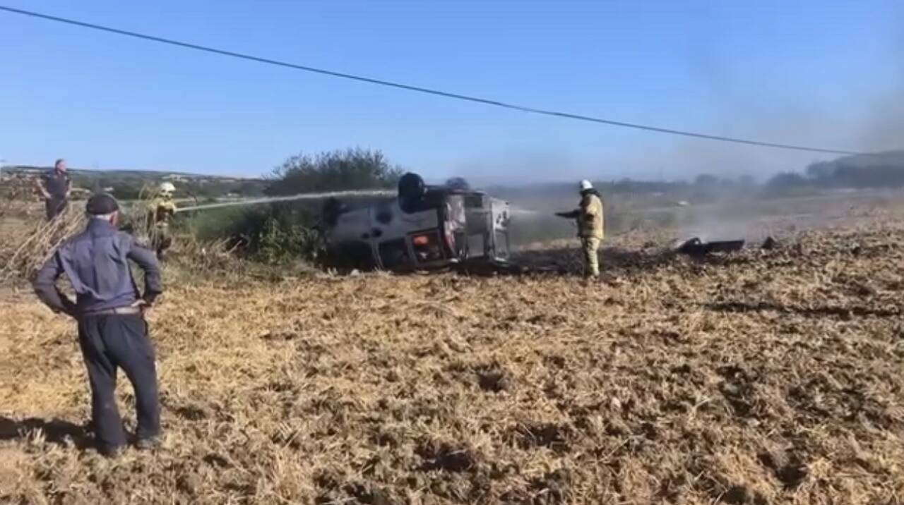 Bursa'da korkunç kaza! Takla attıktan sonra yandı 1 bursada korkunc kaza takla attiktan sonra yandi 2ab49c8d7347
