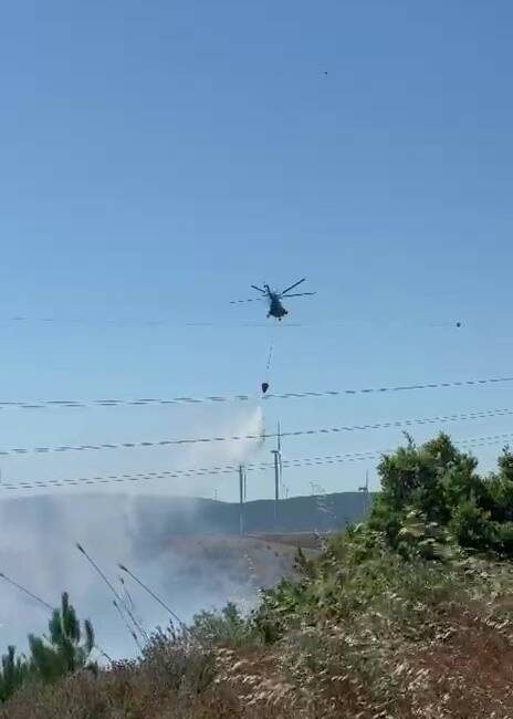 Bursa’da korkutan yangın! Bursa’nın Karacabey ilçesinde tarım arazisinde çıkan yangın, Orman Bölge Müdürlüğü