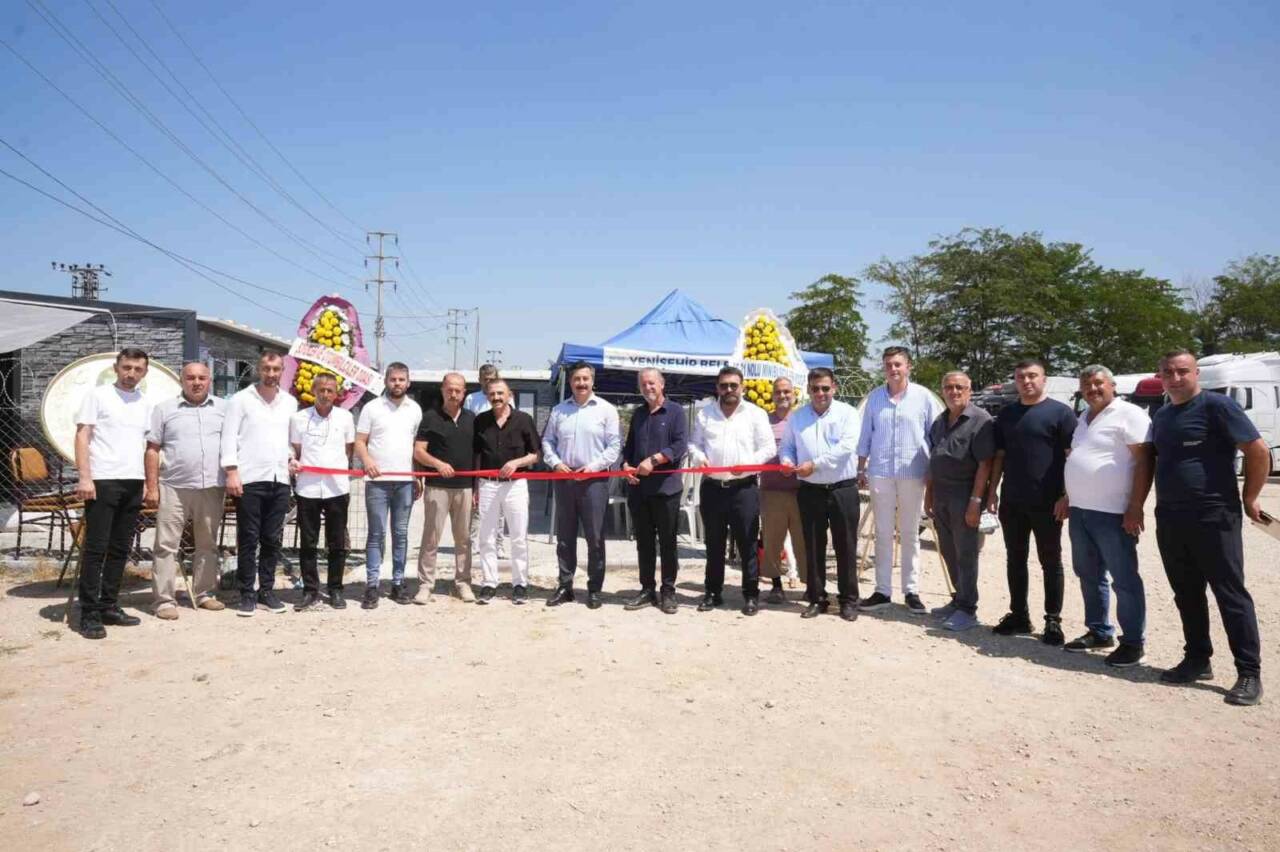 Yenişehir Organize Sanayi Bölgesi Taşıma Kooperatifi yeni yerinin açılışını gerçekleştirdi.