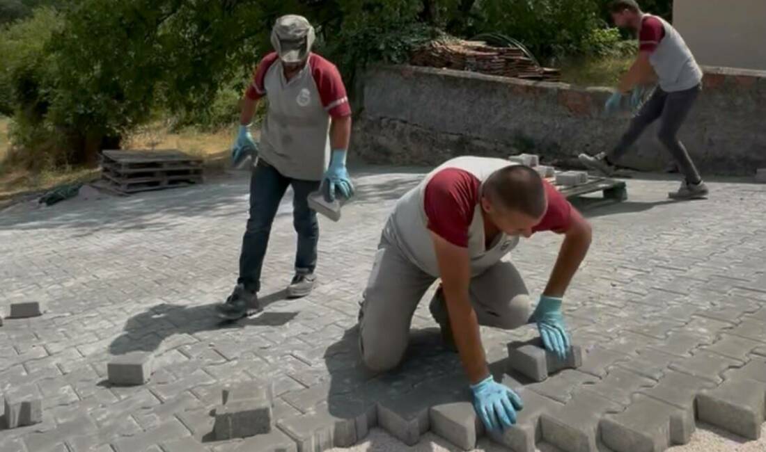 Bursa’da o mahallenin çehresi değişiyor! Yaz mevsimiyle birlikte kırsal mahallelerde üst yapı çalışmalarına hız veren
