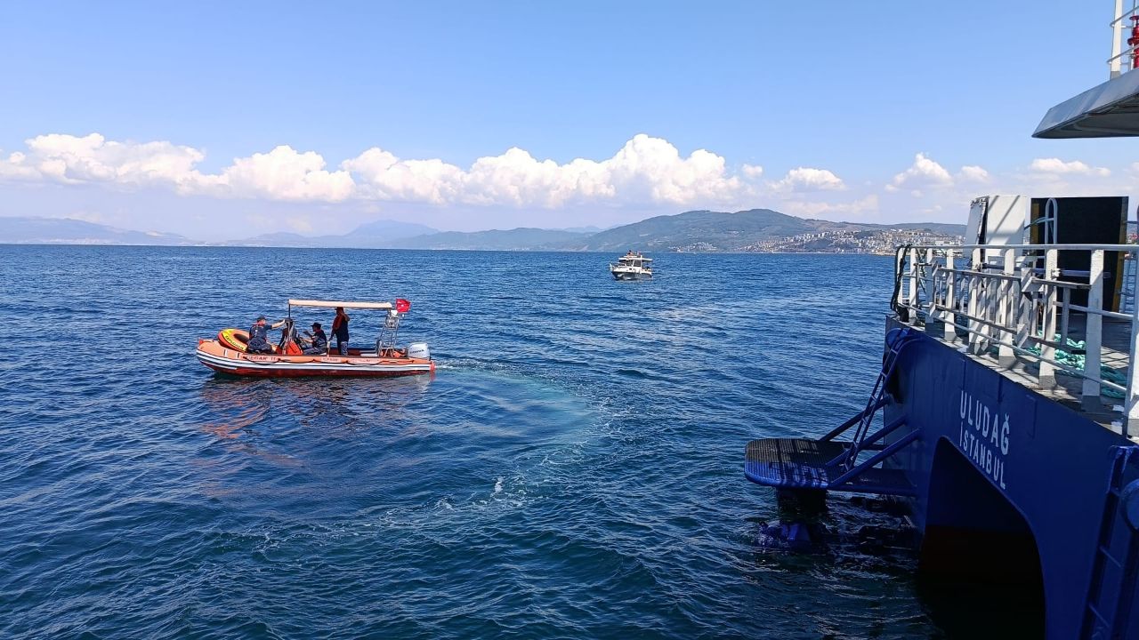 Bursa'nın Mudanya ilçesinde kontrolden çıkarak sürüklenen bottaki 15 yaşlarındaki çocuk,