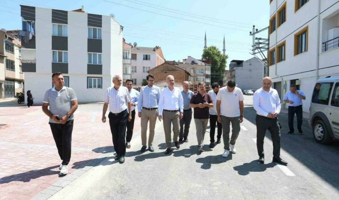 İnegöl Belediye Başkanı Alper Taban, Mesudiye Mahallesi Şehit Er Şenol