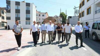 İnegöl Belediye Başkanı Alper Taban, Mesudiye Mahallesi Şehit Er Şenol