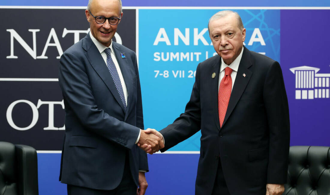 Cumhurbaşkanı Recep Tayyip Erdoğan, Almanya Başbakanı Friedrich Merz ile görüşme
