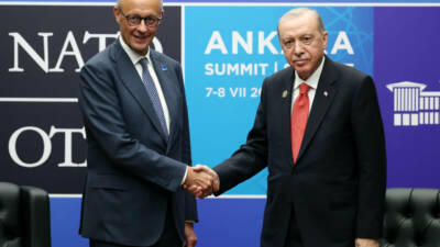 Cumhurbaşkanı Recep Tayyip Erdoğan, Almanya Başbakanı Friedrich Merz ile görüşme