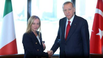 Cumhurbaşkanı Recep Tayyip Erdoğan, İtalya Başbakanı Giorgia Meloni ile telefon