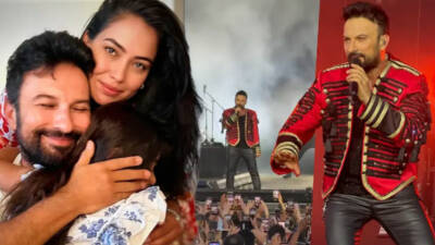 Tarkan Tevetoğlu, Almanya'da hayranlarıyla buluştu. Eşinin ailesinin de konserde olduğunu