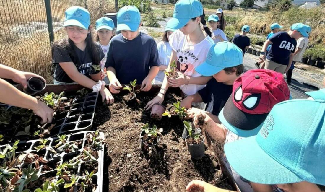 Bursa’da çocuklar toprakla buluşuyor Nilüfer Belediyesi’nin çocukların yaz tatilini hem eğlenerek hem de öğrenerek