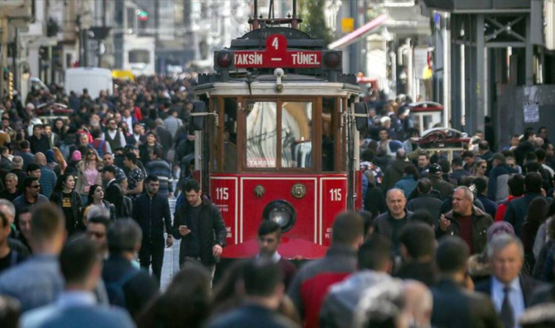 Türkiye, 86 milyon 92 bin 168 kişiyle nüfus büyüklüğüne göre