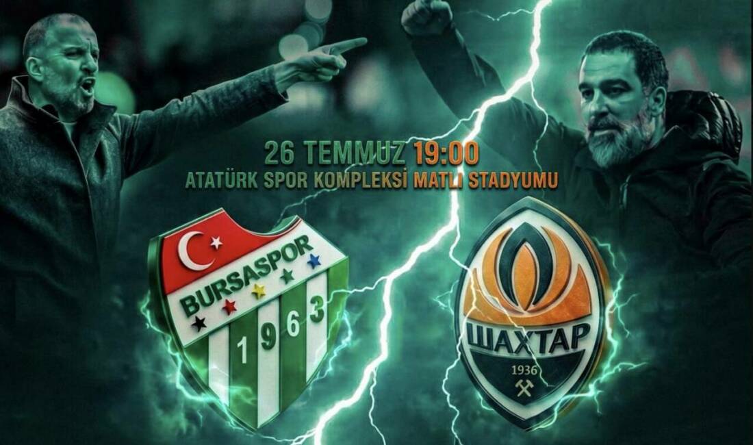 Bursaspor’dan Shakhtar Donetsk maçıyla ilgili önemli duyuru Yeşil beyazlı kulüp, 26 Temmuz'da oynanacak maçın bilet fiyatları ve