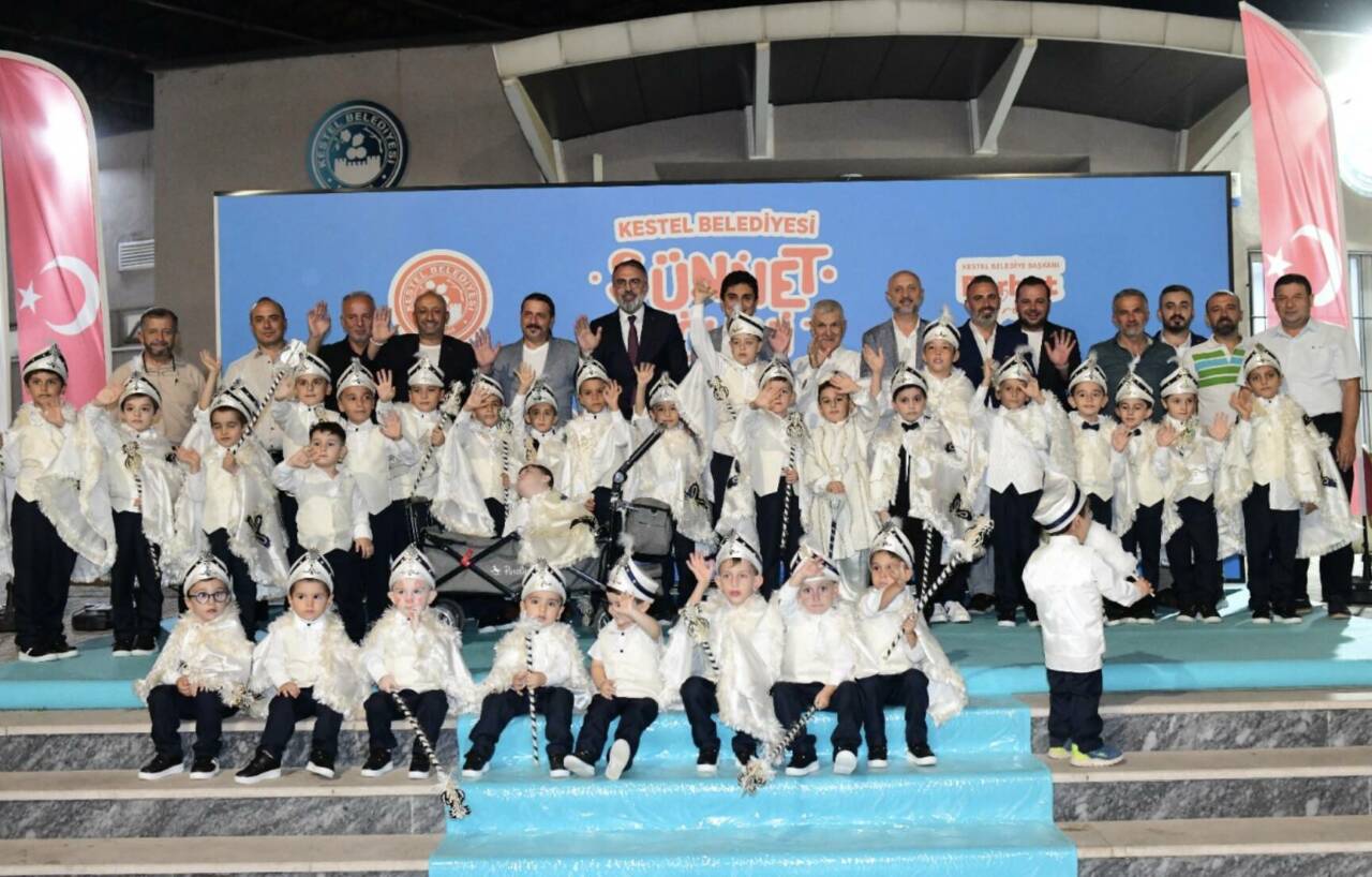 Kestel Belediyesi, çocukların hayatlarındaki en anlamlı günlerden birini unutulmaz anılara
