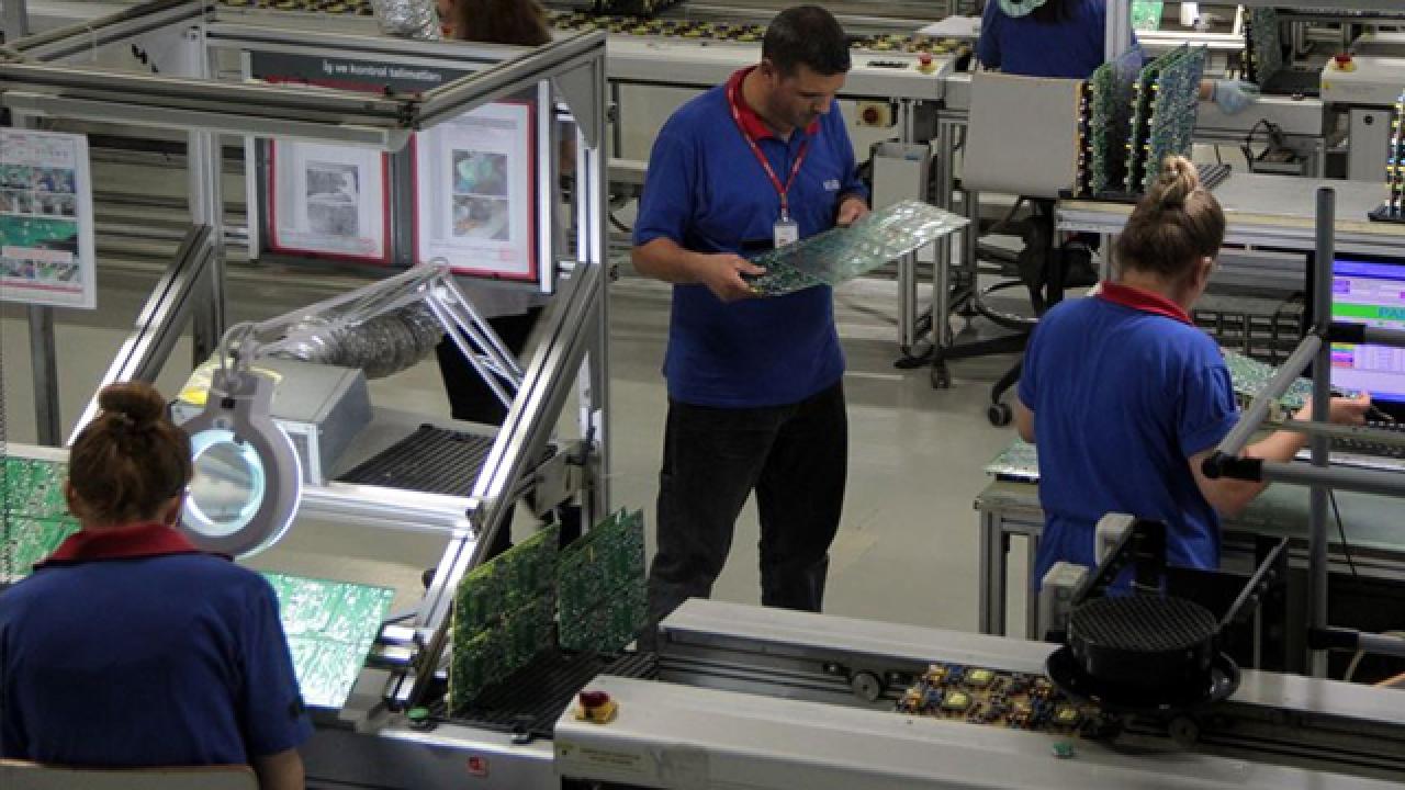 Türkiye'de elektrik ve elektronik sektörü, ocak-haziran döneminde geçen yılın aynı
