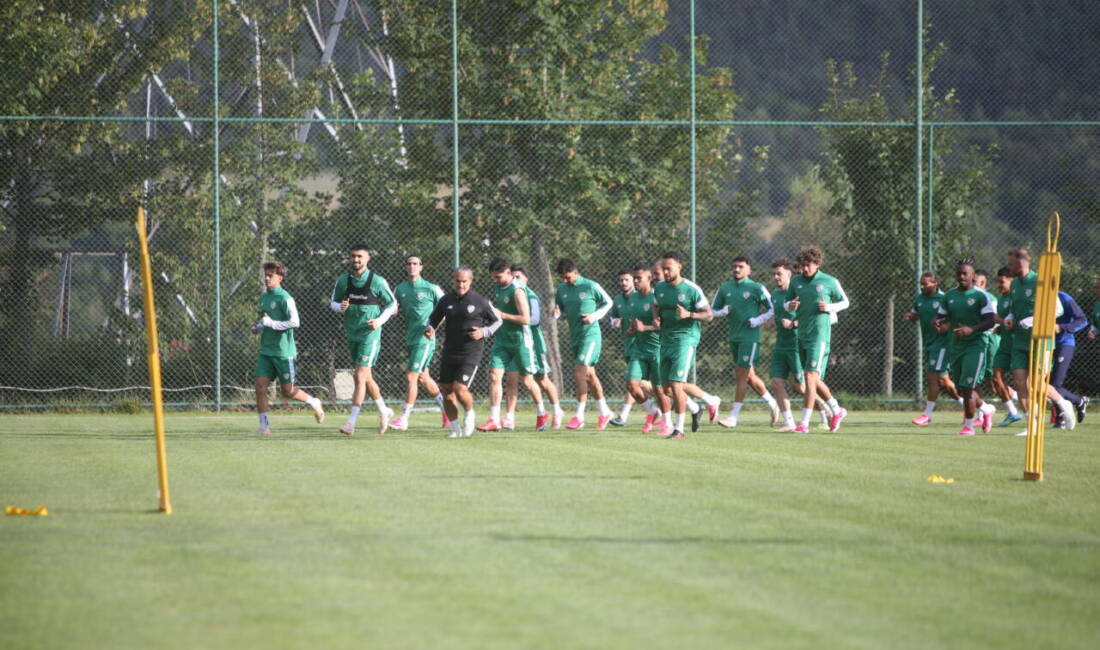 15 Temmuz’a kadar Bolu’da kamp yapacak Bursaspor’da iki antrenman maçının