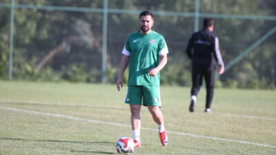 Geçen sezon çapraz bağları kopan 30 yaşındaki yeşil beyazlı futbolcu
