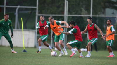 Yeşil beyazlı takımın, pazartesi günü Bodrumspor ile oynayacağı hazırlık maçı