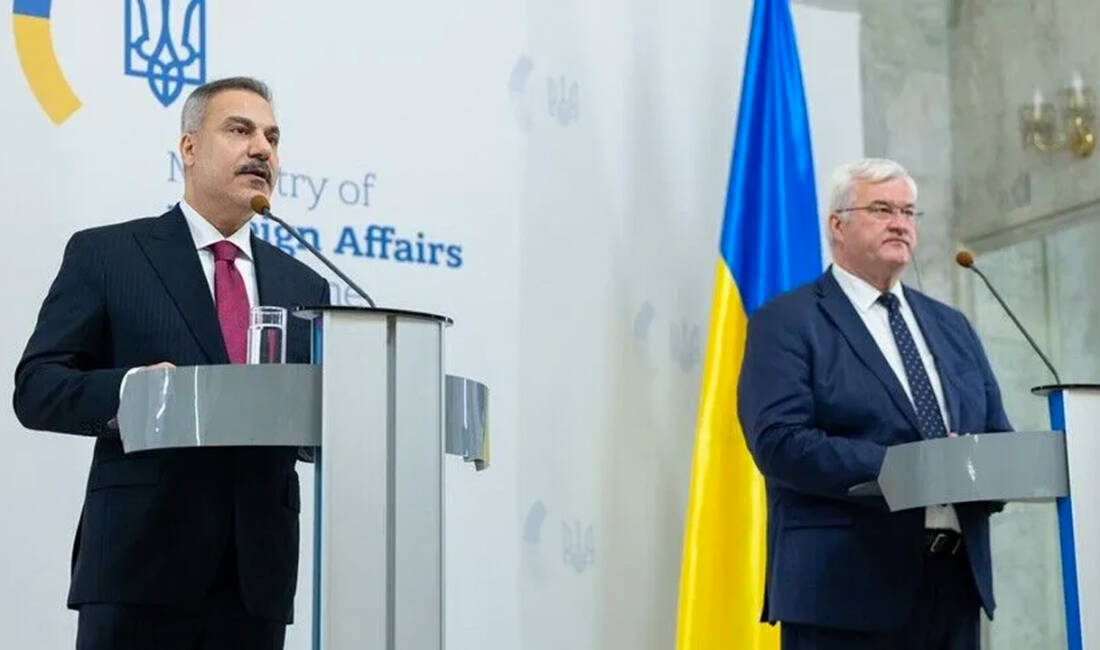Bakan Fidan’dan flaş açıklamalar: ‘Savaşın Karadeniz’e taşınmasını istemiyoruz’ Dışişleri Bakanı Fidan, Rusya-Ukrayna Savaşı'nın Karadeniz'e taşınmasını istemediklerini belirterek, "Limanların,