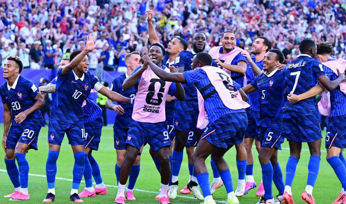 Fransa, Mbappe ile çeyrek finalde 2026 FIFA Dünya Kupası'nda yıldız oyuncusu Kylian Mbappe'nin penaltı golüyle