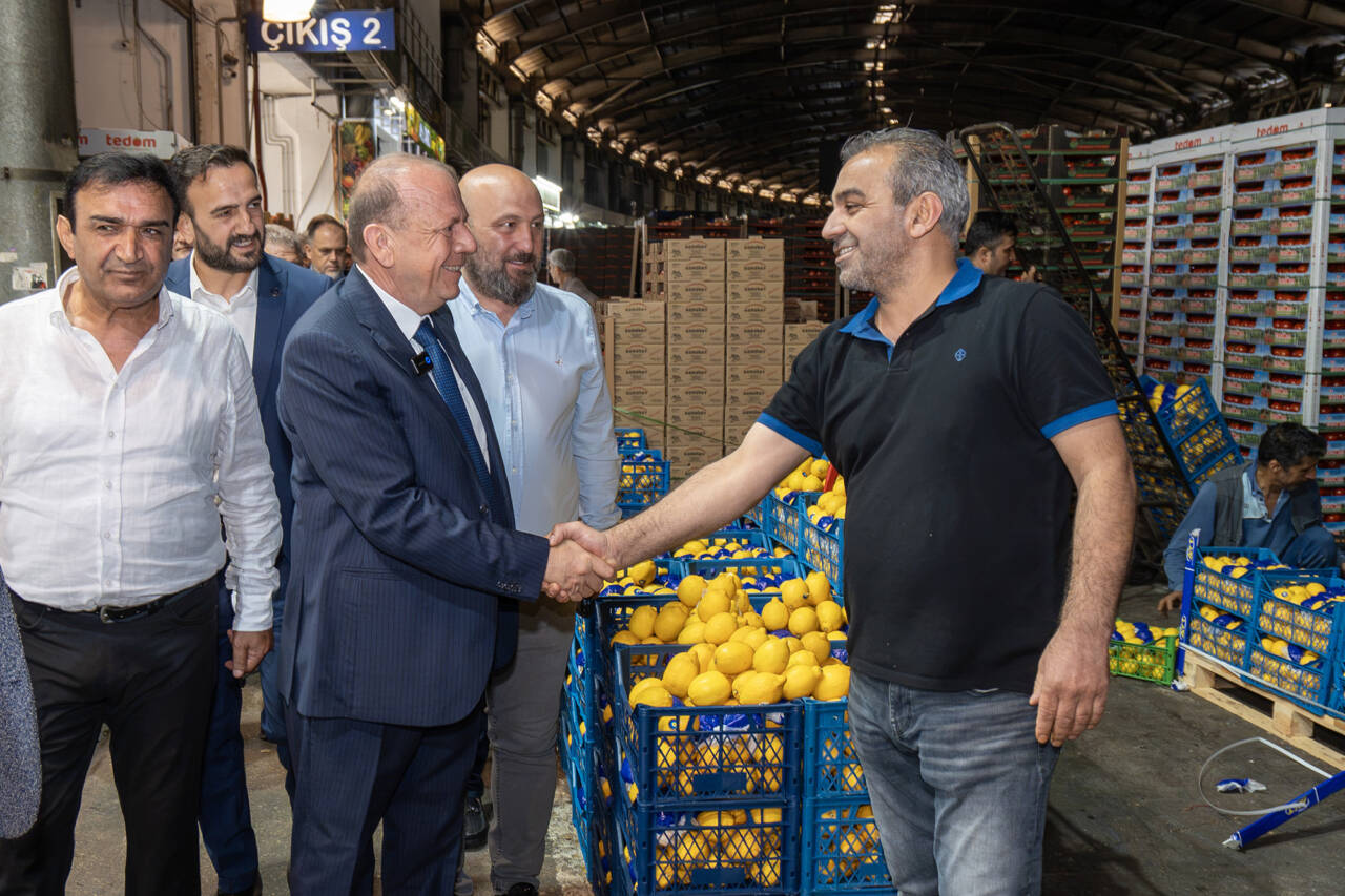 BTSO Başkan adayı Özer Matlı'ya Kent Hali esnafından destek 6 hal ziyareti 9