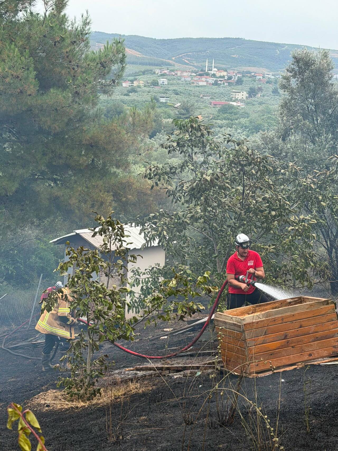 Bursa Göynükle'de korkutan yangın 4