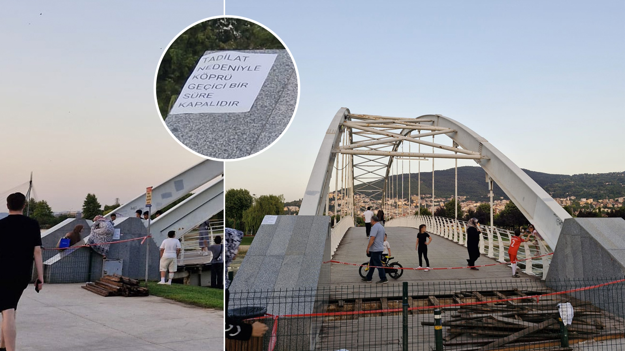 Bursa'nın en büyük parkı olan Hüdavendigar Kent Parkı'ndaki Nilüfer Çayı