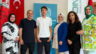 Özel Bursa Aydın Okulları öğrencisi Enis Hamza Gerenlik, LGS'de tüm