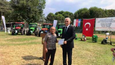 Bursa’nın İnegöl ilçesinde Orman Genel Müdürlüğü’nce ORKÖY çalışmaları kapsamında orman