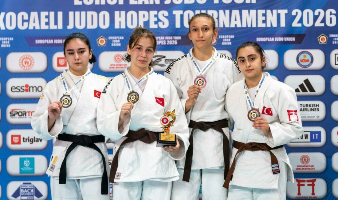 Bursalı Milli sporculardan gurur veren başarı Osmangazi Belediyespor altyapısından yetişen milli judocular, Kocaeli’de düzenlenen Yıldızlar Avrupa