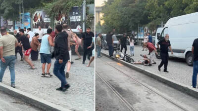 İstanbul Kağıthane'de iki grup arasında trafikte yol verme nedeniyle çıkan