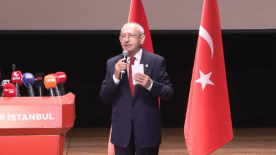 Cumhuriyet Halk Partisi (CHP) Genel Başkanı Kemal Kılıçdaroğlu, Sarıyer'de gerçekleştirilen