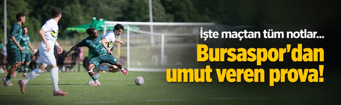 Olay Gazetesi – Ana Sayfa 1 Bursaspor antrenman maçında Esenler Erokspor