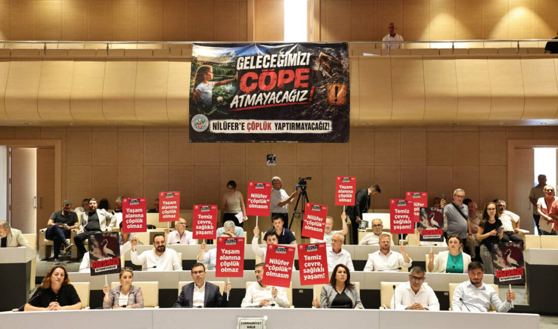 Bursa’daki katı atık tesisi kararına bir tepki daha Nilüfer Belediyesi Temmuz ayı Meclis Toplantısı, Kayapa ve Kuruçeşme mahalleleri