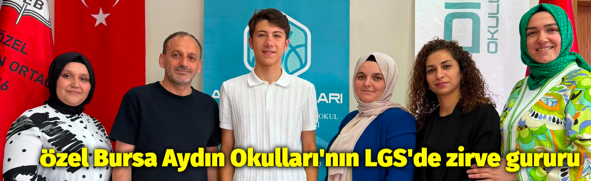 Olay Gazetesi – Ana Sayfa 4 Özel Bursa Aydın Okulları öğrencisi