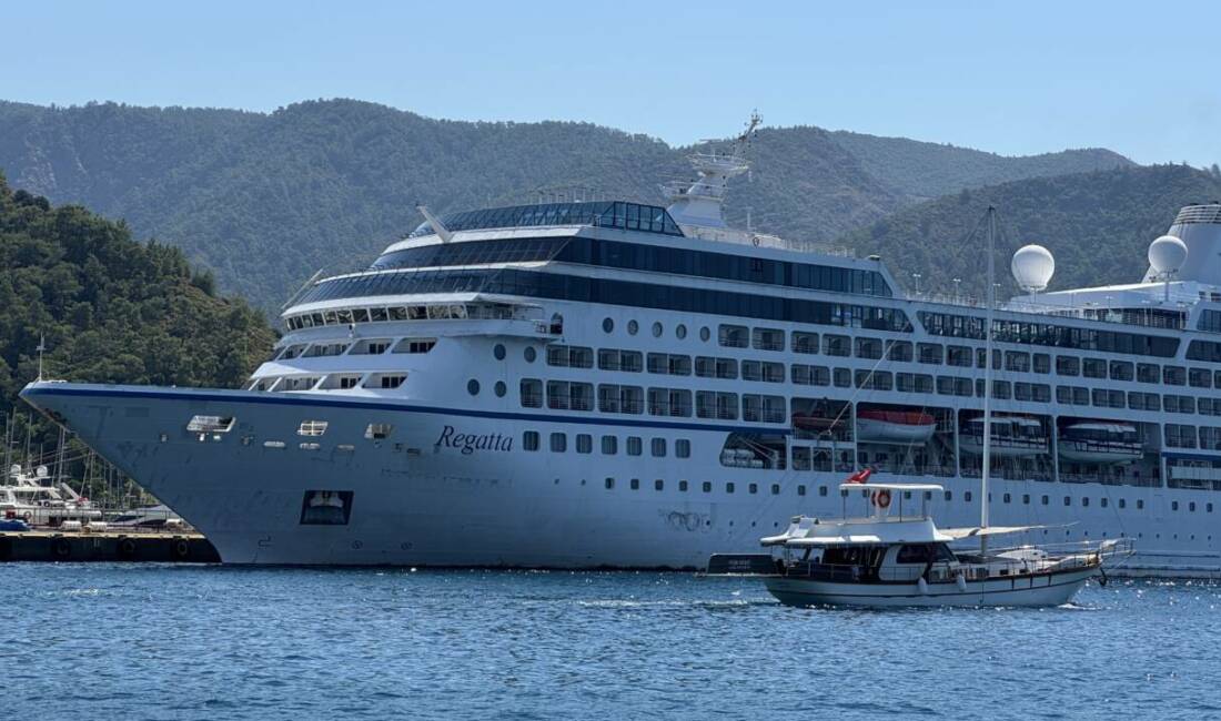 “Regatta” kruvaziyeri Marmaris’e geldi Muğla'nın Marmaris ilçesine, Marshall Adaları bayraklı "Regatta" adlı kruvaziyer 481