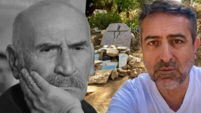 2013 yılında aramızdan ayrılan Tuncel Kurtiz'in mezarının son hali gündem