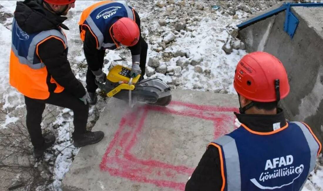 AFAD koordinasyonunda kamu kurumları ve sivil toplum kuruluşlarının katılımıyla oluşturulan