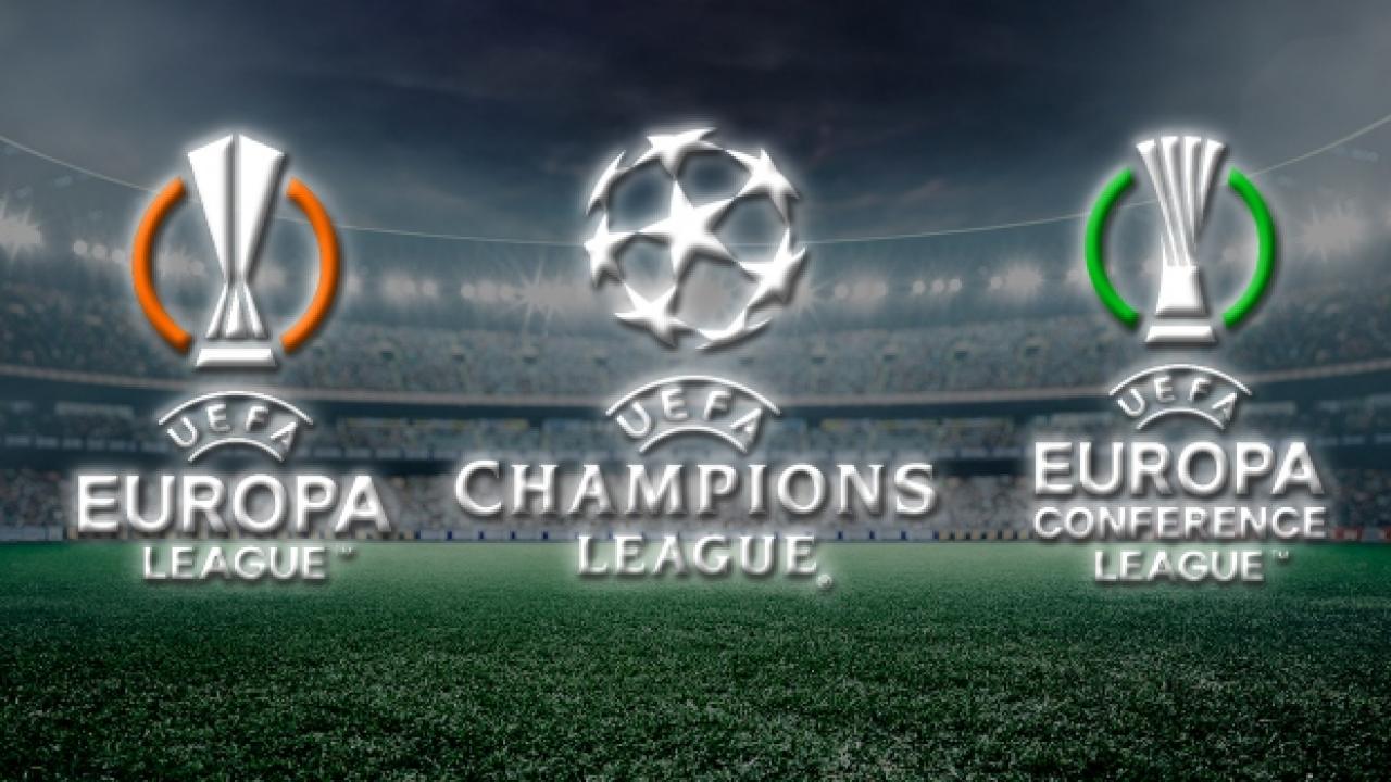 Fenerbahçe, Beşiktaş ve Başakşehir'in Şampiyonlar Ligi, Avrupa Ligi ve Konferans