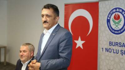Eğitim-Bir-Sen Bursa 1 No'lu Şube Başkan Vekili Adil Yazıcıoğlu, yaklaşan