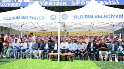 Yıldırım Belediyesi’nin katkılarıyla düzenlenen 'Yaz Kur’an Kursları Camiler Arası Futbol